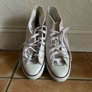 Converse White High-Top Sneakers